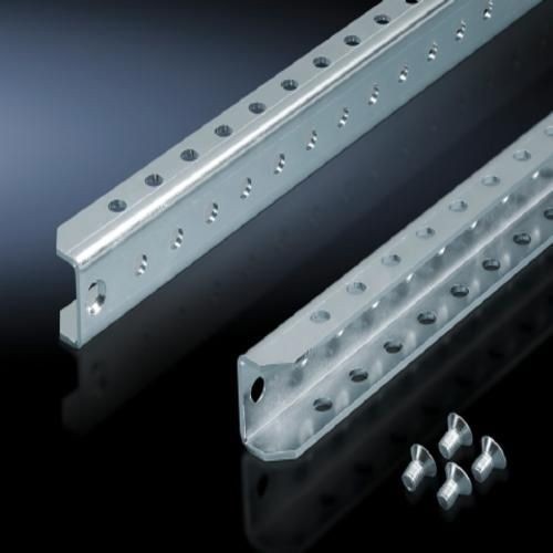 Rittal 8612760 Punched Rail, 38 mm H x 25 mm W, For Use With TS Series 24 in W x 24 in D Enclosure, Sheet Steel