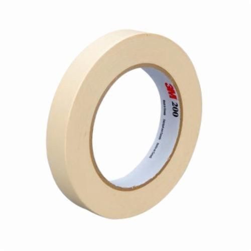 048011-534643M™ 200 Masking Tape, 18 mm W x 55 m L, 4.4 mil THK, White