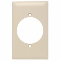 TP724-IPass & Seymour® TradeMaster® TP724-I Standard Wallplate, 1 Gang, 5 in H x 2-3/4 in W, Thermoplastic, Ivory