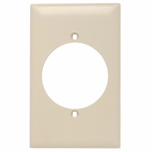 TP724-IPass & Seymour® TradeMaster® TP724-I Standard Wallplate, 1 Gang, 5 in H x 2-3/4 in W, Thermoplastic, Ivory
