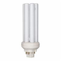220269Philips ALTO® 149005 Dimmable Triple Non-Integrated Compact Fluorescent Lamp, 42 W, 2GX13/4-Pin GX24Q-4 CFL Lamp, PL-T Shape, 3200 Lumens