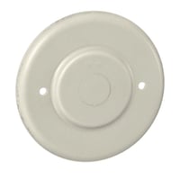 Wiring Device-Kellems HBL5736IV Round Standard Blank Cover With 1/2 in NPT Knockout, For Use With HBL500, HBL750 Series Metal Raceway, HBL5735IVA, HBL5737IVA/WA, HBL5737AIVA/WA, HBL5739AIVA, HBL5738IVA/WA, HBL5738AIVA/WA, HBL5739IVA/WA Distribution Box