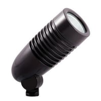 RAB LFLED5NA HID Landscape Floodlight, LED Lamp, 5 W Fixture, 100/208/240 VAC, Bronze/Powder Coated Housing