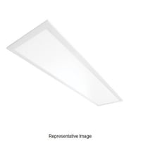 RAB EZPAN1X4-40N/D10 EZPAN™ Standard Edgelit Panel Light, LED Lamp, 42 W Fixture, 120/208/240/277 VAC, Aluminum Housing