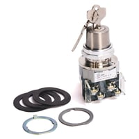 800T-J69AAllen-Bradley 800T-J69A 30.5mm Type 4/13 3 Pos. Cyl. Lock Sel. Switch, Spring Rtn fr/ Right, Lock Left, Std. Key, D018 Key