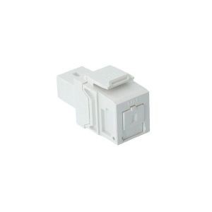 41085-SWCLeviton® QuickPort® 41085-SWC Simplex Fiber Optic Adapter, SC Connector, Snap-In Mount, Tool-Free Plug-N-Play Installation, Multi-Mode/Single-Mode Fiber