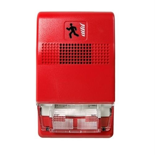 Edwards Signaling™ Genesis® EG1R-HDVM Wall Horn/Strobe, 24 VDC, Xenon Lamp, 94.4/84.4 dB Sound, Wall Mount, Red Lens, UL/ULC Listed, CE, FCC, FM, MEA, CE Certified