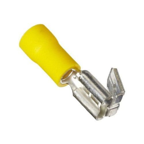 IDEAL® 83-9631 Insulated Vinyl Multi-Stack Disconnect, 12 to 10 AWG, 0.945 in L, Brass, Yellow