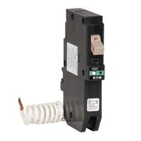 EATON CHFP115AF Type CH Combination Miniature Fireguard/Arc Fault Circuit Breaker, 120/240 VAC, 15 A, 10 kA Interrupt, 1 Poles