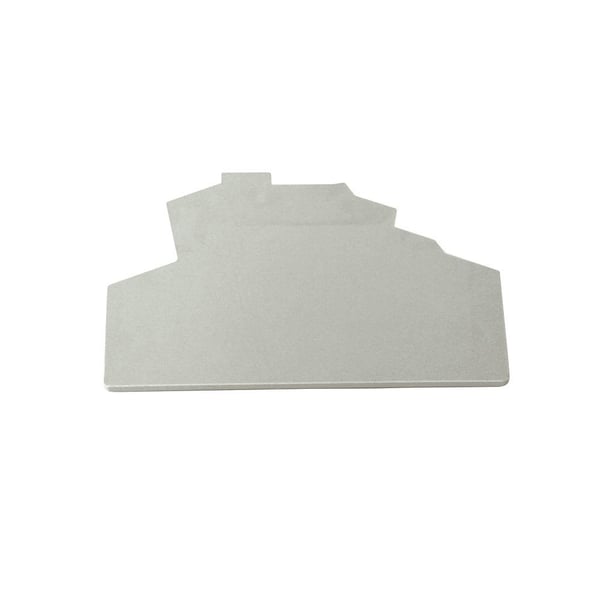 Allen-Bradley 1492-EBLD3 End Barrier, For Spring Clamp Type TB, 2 x 47.5 x 72.5mm (0.08 x 1.87 x 2.85 in), Gray, for Use With 1492-LD3, LD3C, LDG3, LDG3C