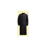 CLCT40-4XCementex CLCT40-2X Feature Series Long Coat, 2XL, Navy, Cotton, 49 in Chest, ASTM F1506/F1959/F1959M-99