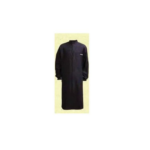CLCT40-4XCementex CLCT40-2X Feature Series Long Coat, 2XL, Navy, Cotton, 49 in Chest, ASTM F1506/F1959/F1959M-99