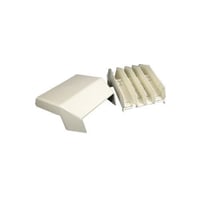 Wiremold® 5415 Multi-Channel Non-Metallic Raceway Tee Fitting, 6-9/16 in OD, For Use With 5400 Series Raceway, Ivory