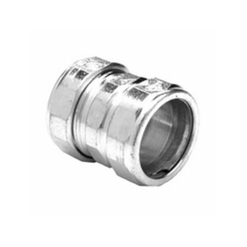 Bridgeport® 262-US Compression Coupling, 1 in, For Use With EMT Conduit, Steel, Zinc Plated