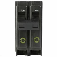 GE TQ2120 Type TQ Special Purpose Special Purpose Circuit Breaker, 240 VAC, 20 A, 10 kA Interrupt, 2 Poles, Fixed Thermal/Fixed Magnetic Trip