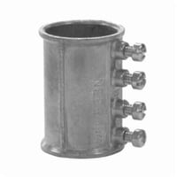 Appleton® NEER™ TC-515 TC-500 Straight Set Screw Coupling, 1-1/2 in, For Use With EMT Conduit, Die Cast Zinc
