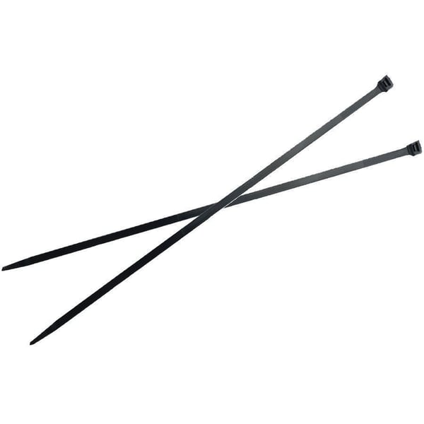 BURNDY® UNIRAP™ CT40300C0 Type CT Intermediate Standard Cable Tie, 11-1/2 in L x 0.15 in W, Nylon 6.6, UV Black