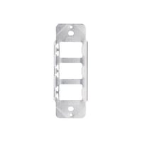348Pass & Seymour® Despard® 348 Mounting Strap With (3) Horizontal Openings, Bright Zinc