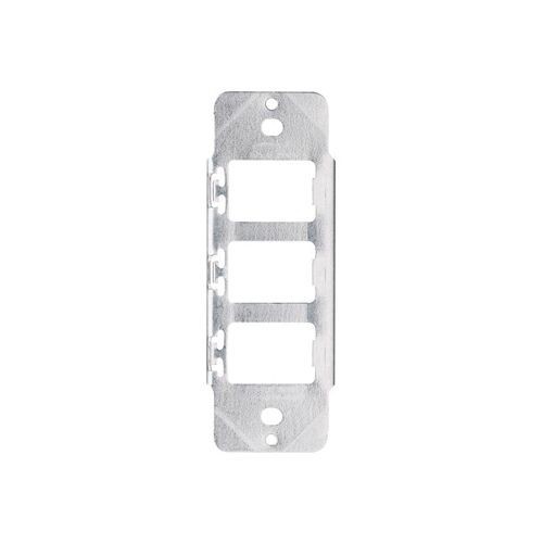 348Pass & Seymour® Despard® 348 Mounting Strap With (3) Horizontal Openings, Bright Zinc