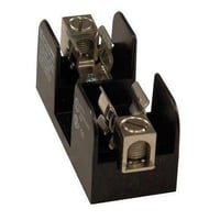 Mersen 20317 Open Style Fuse Block, 250 VAC/VDC, 30 A, Class H, 14 to 10 AWG Wire, 2 Poles