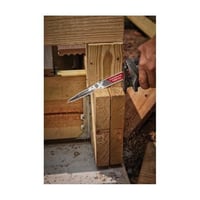 48-00-5226Milwaukee® SAWZALL® AX™ 48-00-5226 Tapered Back Reciprocating Saw Blade, 9 in L, 5 TPI, Carbide Body, Universal/Toothed Edge Tang
