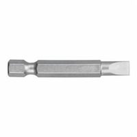 DeWALT® DW2017 Power Bit, NO 10 Slotted Point, 2 in OAL, Hex Shank, HSS