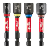 49-66-4566Milwaukee® 49-66-4566 SHOCKWAVE Impact Duty Magnetic Nut Driver, Alloy Steel, 1-7/8, 2-9/16, 6 in Hex