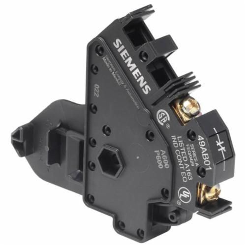 49AB01Siemens 49AB01 Auxiliary Contact, 600 VAC, 10 A, 1NC Contacts