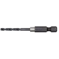 Milwaukee® 48-89-4407 SHOCKWAVE™ Hex Shank Impact Drill Bit, 5/32 in Drill - Fraction, 0.1562 in Drill - Decimal Inch, 4 in D Cutting, Parabolic Flutes
