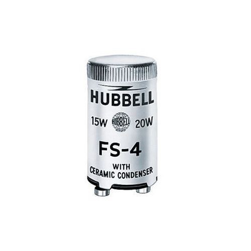 Wiring Device-Kellems FS4 Neo-Start Fluorescent Starter, 4/6/8 W Fluorescent Lamp