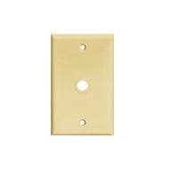 PJ11VEATON Arrow Hart™ Eaton Wiring Devices PJ11V Medium Size Combination Wallplate, 1 Gangs, 3.12 in W, Polycarbonate/Thermoplastic, Surface/Threaded Mount