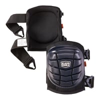 60184Klein® 60184 Lightweight Gel Knee Pad, Rubber Cap, TPE/Neoprene/EVA Foam/Polyester/Nylon Pad, Clip Closure