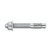 DeWALT® Power-Stud+® SD1 7410SD1 Expansion Wedge Anchor, 3/8 in Dia, 2-1/4 in OAL, 7/8 in L Thread, Carbon Steel, Zinc Plated