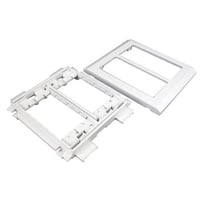 Wiremold® 5550 5500 3-Channel Device Bracket Fitting, For Use With 5400 Series Raceway, PVC, Ivory