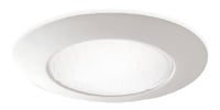 Halo 70PS H7 70 Showerlight Trim, 6 in ID x 8 in OD, Incandescent Lamp, For Use With H7T, H7TCP, H7RT, H27T, H7UICAT, H7UICT Incandescent, H724ICAT, H724ICATL, H724RICAT, H724RICATL GU24, H270ICAT, H280E, H285E CFL Housings, Polymer