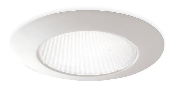 Halo 70PS H7 70 Showerlight Trim, 6 in ID x 8 in OD, Incandescent Lamp, For Use With H7T, H7TCP, H7RT, H27T, H7UICAT, H7UICT Incandescent, H724ICAT, H724ICATL, H724RICAT, H724RICATL GU24, H270ICAT, H280E, H285E CFL Housings, Polymer