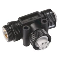 1485P-P1N5-MN5KMAllen-Bradley, 1485 DeviceNet Connectors and DevicePorts, T-Port, Mini Male/Mini Female Trunk Connection, Female Mini, One Port, Standard