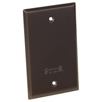 S340BRE-RRed Dot® S340BRE-R Blank Weatherproof Electric Box Cover, 4.7 in L x 2.95 in W, Steel