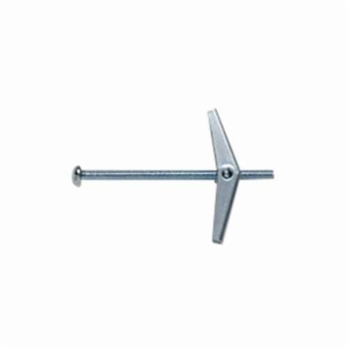 04451DeWALT® 4261 Wing Toggle Bolt, 1/4 in Screw, 4 in OAL, Carbon Steel, Round Head, 5/8 in Drill