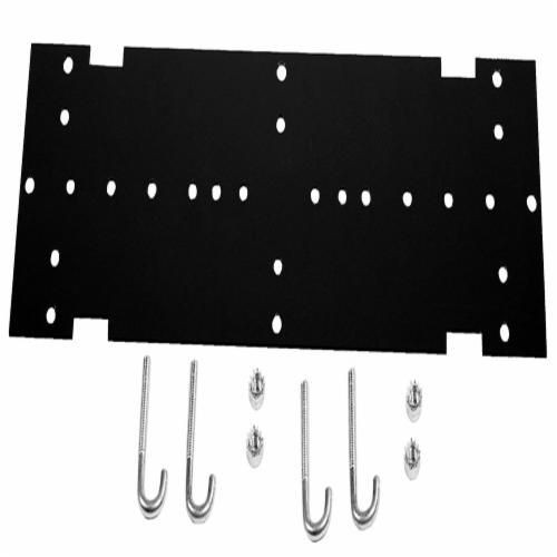 PREMISE WIRING NEXTFRAME® HLMPK19 Heavy Duty Relay Rack Mount Kit, For Use With NEXTFRAME® Ladder Rack, 23.5 in L x 7.8 in W x 1.3 in H, Steel, Black