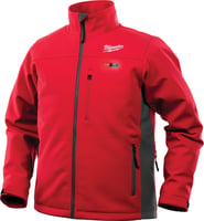 Milwaukee® 202R-20XL Insulated Heated Jacket, XL, Red, Polyester/Brushed Tricot Lining, 44 to 46 in Chest, Resists: Water and Wind