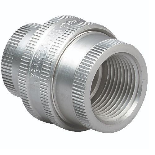 Killark® GUF-5-EX Female to Female Conduit Union, 1-1/2 in, Copper Free Aluminum, Natural