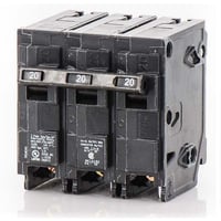 Siemens Q320 Low Voltage Miniature Residential Molded Case Circuit Breaker With Insta-Wire, 240 VAC, 20 A, 10 kA Interrupt, 3 Poles, Thermal/Magnetic Trip