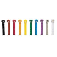 Ty-Rap® TY524MX 2-Piece High Performance Standard Cable Tie, 5.4 in L x 0.14 in W x 0.04 in THK, Nylon/Polyamide 6.6, Black