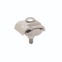 BURNDY® UC28R Parallel Groove Clamp, 4/0 to 1/0 AWG, 8 to 1/0 AWG Aluminum/Stranded Copper Conductor, 3/8 in, Aluminum