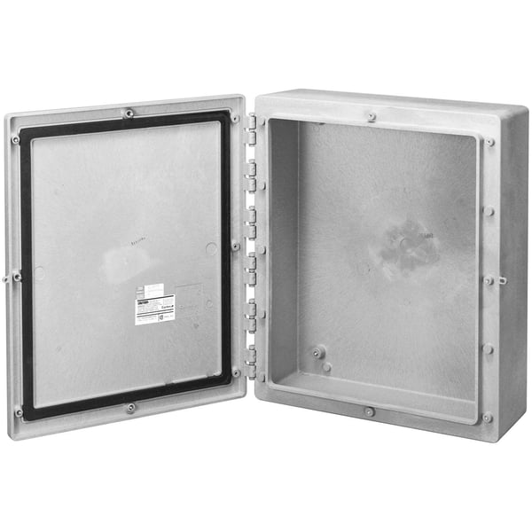 C2420A4Carlon® Circuit Safe® C2420A4 Factory Assembled JIC Enclosure With Opaque Cover, 20 in W x 7-1/2 in D x 24 in H, NEMA 1/3/3S/3X/3SX/4/4X/12/13, Noryl