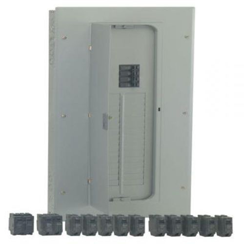 TM3220CCU2KGeneral Electric PowerMark Gold™ TM3220CCU2K 1-Phase Standard Main Breaker Load Center, 120/240 VAC, 200 A, 22 kA Interrupt