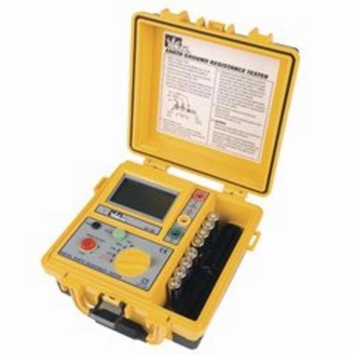 61-796IDEAL® 61-796 3-Pole Earth Ground Resistance Tester, 200 VAC Earth, 3 mA, 820 Hz to 1.6 kHz, 3-1/2 in Analog LCD Display, 1.5 VDC AA Battery