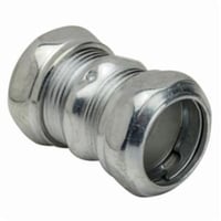 665STopaz® 661S Concrete Tight Conduit Coupling, 1/2 in, For Use With EMT Conduit, Steel, Zinc Plated