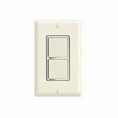 5640-ILeviton® Decora® 5640-I 3-Way Dual Combination Switch, 20 A, 120/277 VAC, 1 hp/2 hp, 60 Hz